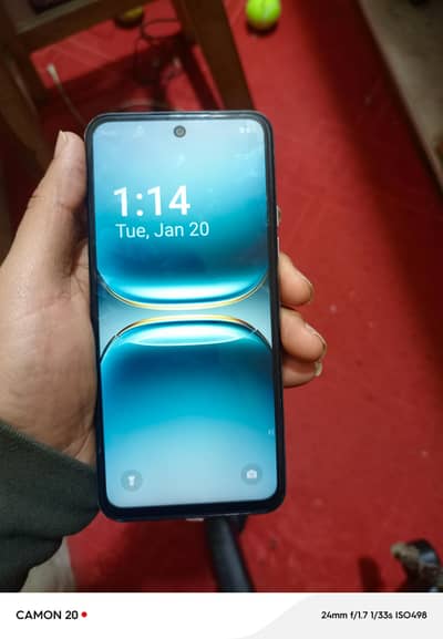 tecno spark 40 6.128 10by10 with box charger only one month used