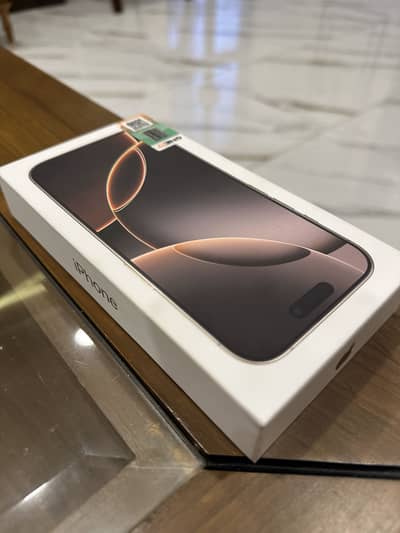 Iphone 16 Pro - 256 GB - PTA Approved - Desert Titanium - X/A model