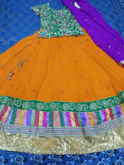 lehnga for mehndi event