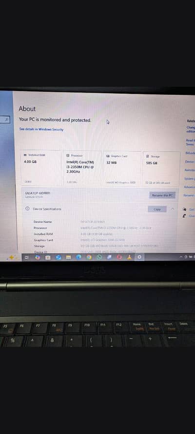 Urgent sell. Dell core i3 laptop. 500gb hhd