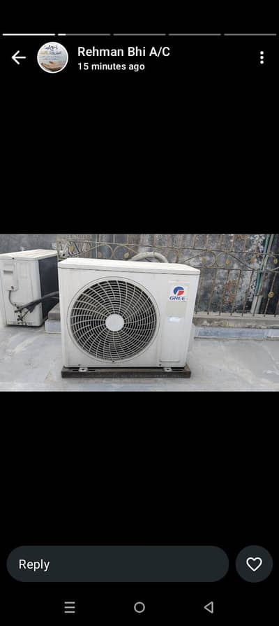 New Condition Gree AC 10/10 with Warranty