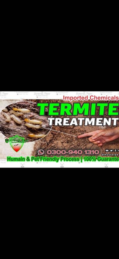 Termite control(دیمک)/ pest control/Dengue spray/Fumigation