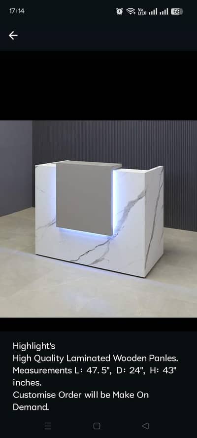 Reception Table/ counter