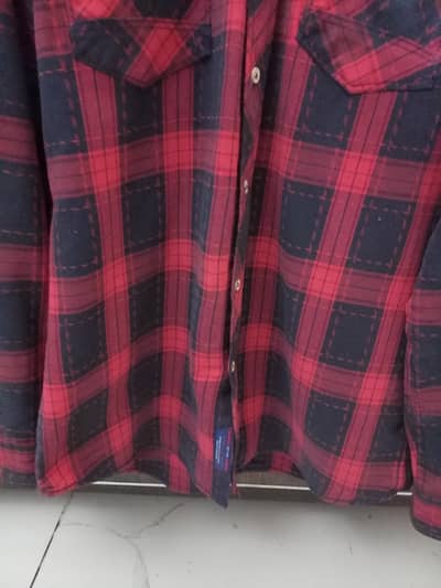 Casual Shirt For Sale (X - Large) in Red/Blue Color