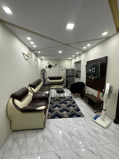 Like New 1 Bed Full Furnish Flat For Rent In Chambelli Block Sector C Bahria Town Lahore