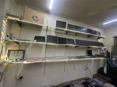 THREE GLASS SHELVES 12MM 12FT LENGHT 10INCH WIDTH