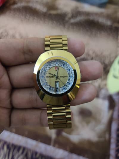ORIGINAL RADO DIASTAR automatic 12 stones  men's watch