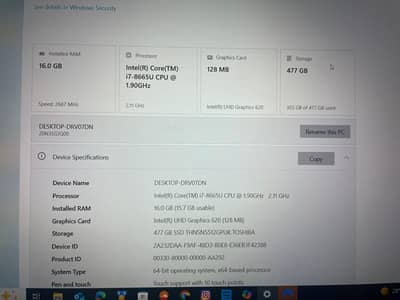 Lenovo Laptop T490 For Sale