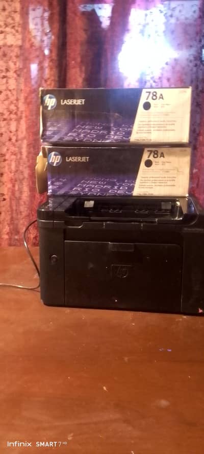 the Hp printer with two extra ink