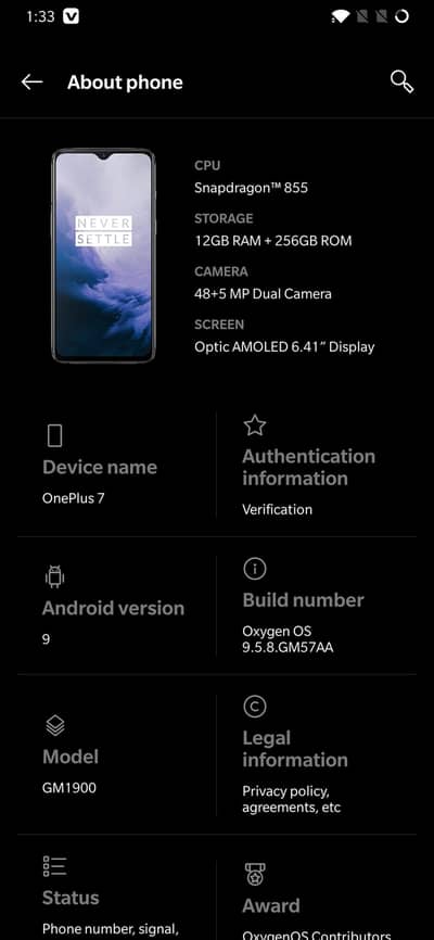 arghant  sall one plus 7 back brake h Uonat change h all okay  10.8