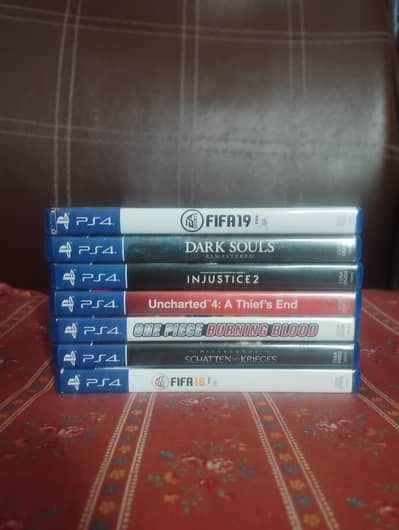 PS4 games FIFA | uncharted | injustice 2 and more
