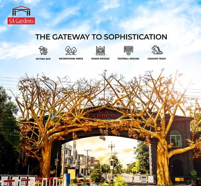 10 Marla Plot For Sale In SA Garden Phase 2 BADAR C Block.