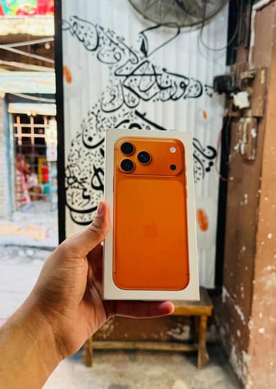 iphone 17 Pro Max 256GB Orange Box Pack