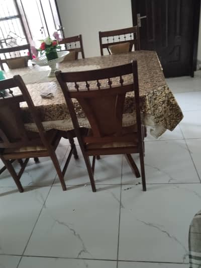 6 chairs set 1 daining table