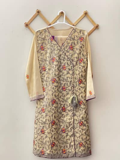 Stitched A line semi formal frock, never used