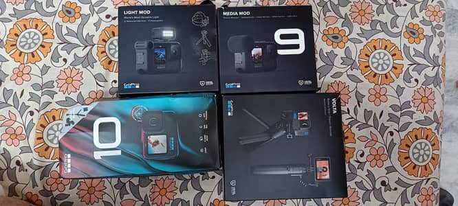 Gopro hero accesories Volta tripod media mod light mod water proof mod