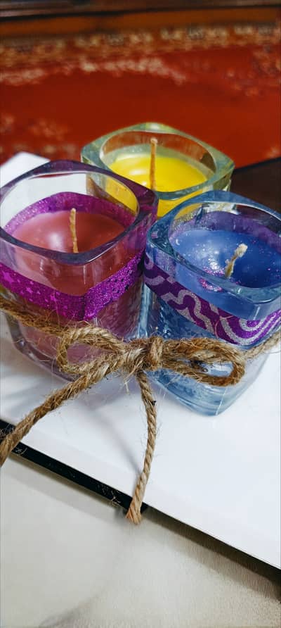 Hand made scented candles