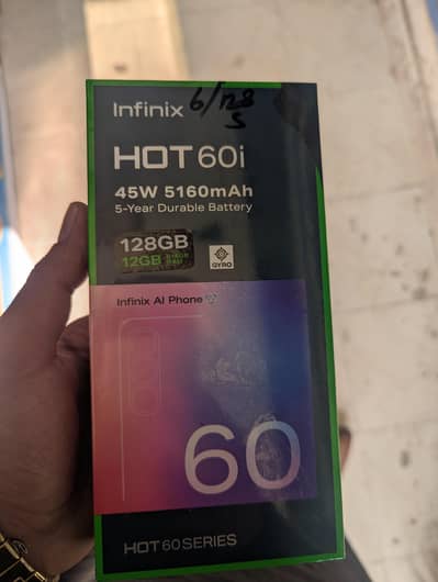 Infinix hot 60i boix pak non active