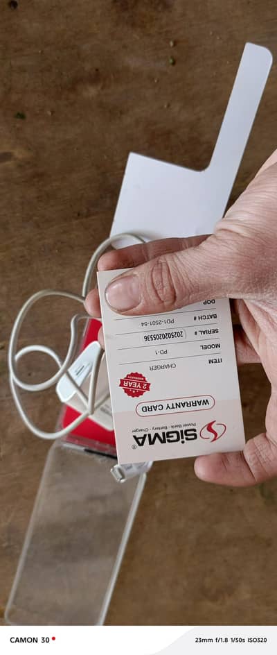 iphone charger  just four to 5 days used 2 year warranty