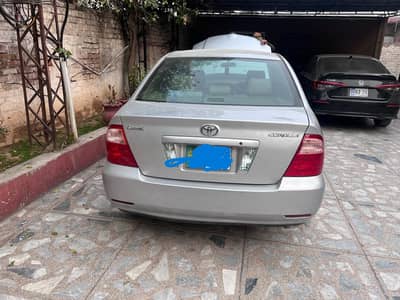 Toyota Corolla 2006 Luxel 2012 registered 2015