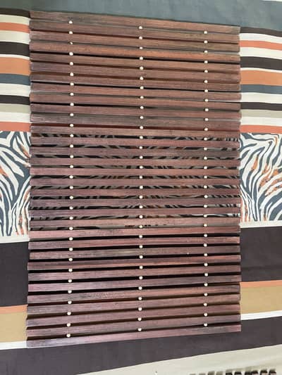 Bamboo Pure Wood Table Mats (8 Pieces)