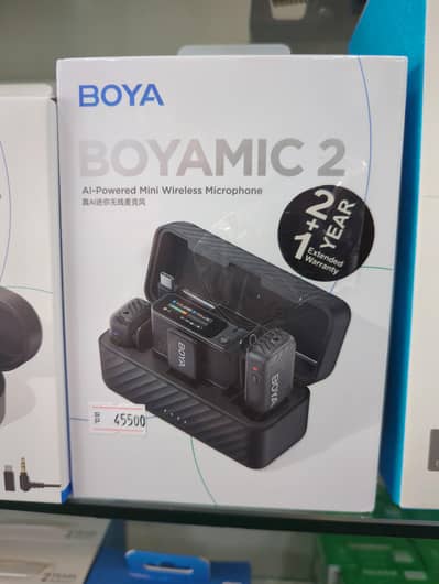 Boyamic Boya mic 2.0 Latest Model Dual Wireless Mic 0324-9107656