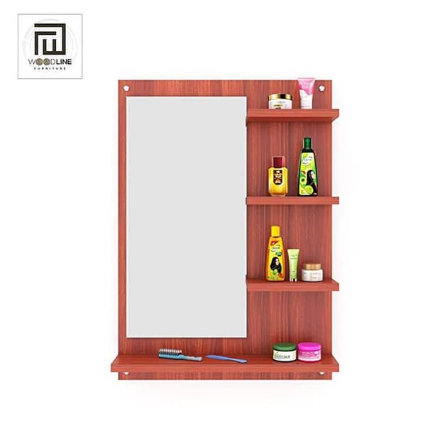 Fabulous DIY Wall Mounted Dressing Table / Wall Mirror With Shelf by Wood Line Furniture