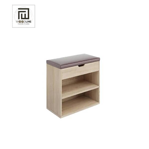 Shoe Rack with Cushion Seat - Premium Quality 2-Tier Organizer by