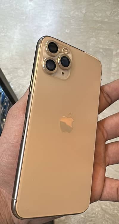 Iphone 11 pro PTA Approved 256gb golden colour.
