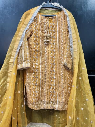 Bridal mehndi dress