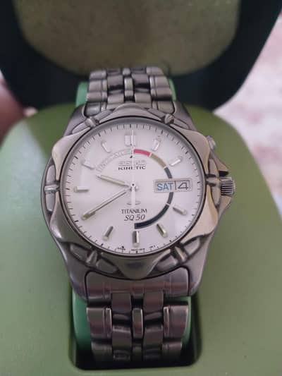 Seiko kinetic Titanium SQ 50
