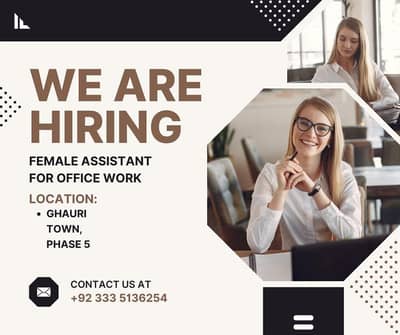 Required Female receptionist for Consultancy