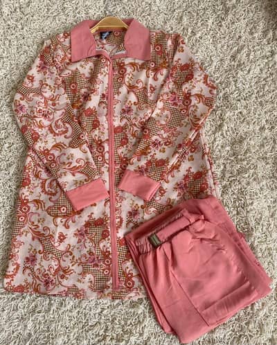 stitched 2 pc shirt and cargo trouser