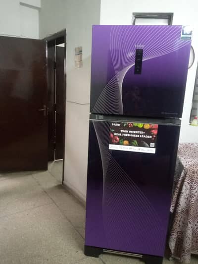 Haier Full size fridge with display on door