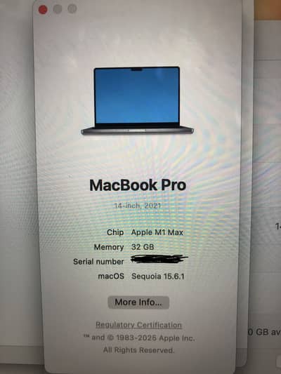 Macbook Pro M1 Max 512gb Macbook for sale