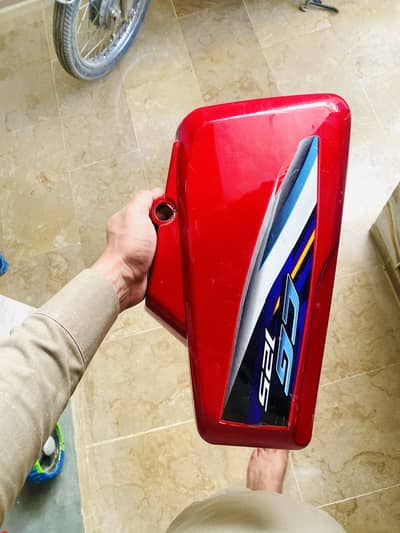 Honda 125 tanki handle chimta side cover