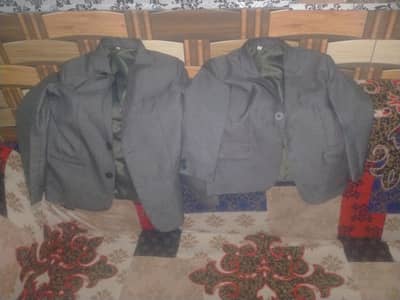 three piece pants coat