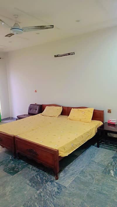 furnish single bedroom falts for rent palm city gujranwala
