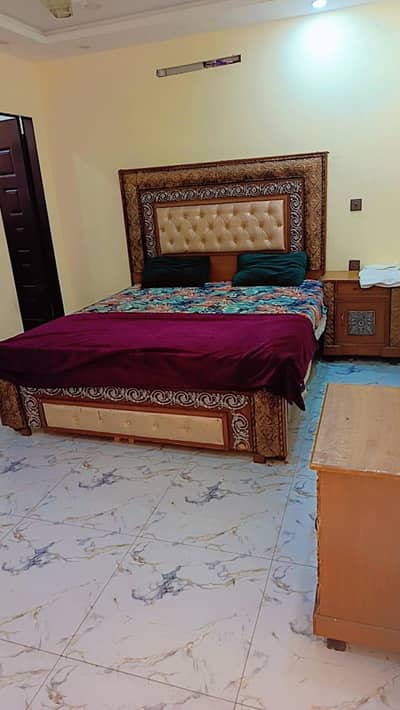2 bedroom furnish falts for rent plam city gujranwala