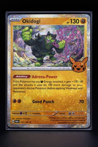 Original Pokémon Card Okidogi Holo | Mint Condition | Trick or Treat