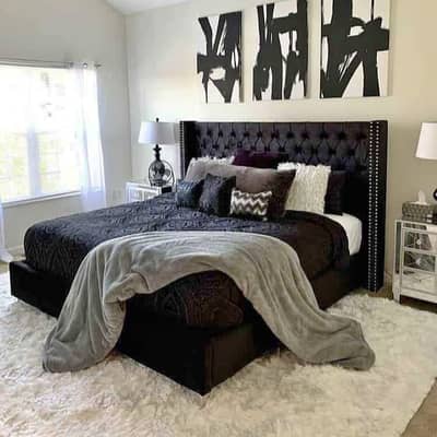 Bed Set | Wooden Bed | BedRoom Set | branded Bed Set | King size Bed