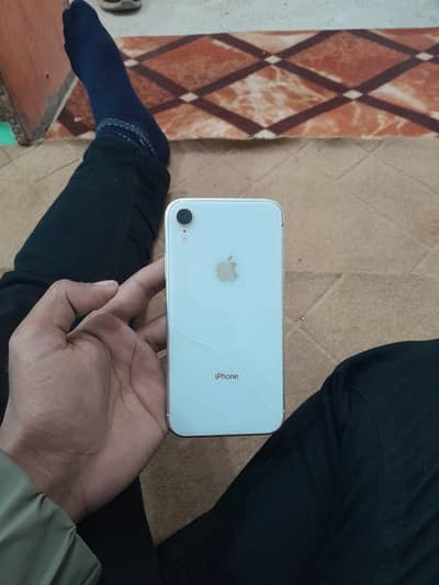 iphone xr non pta 128 gb panel change battery 77 ha baki all ok ha