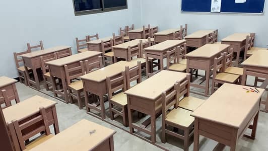 School Furniture for Sale – 93 Duplex Desks with 186 Chairs