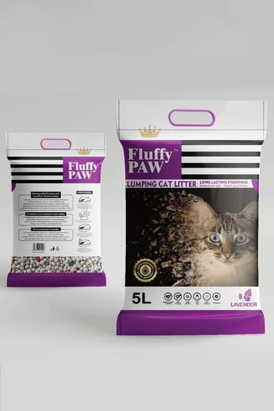 cat food and litter