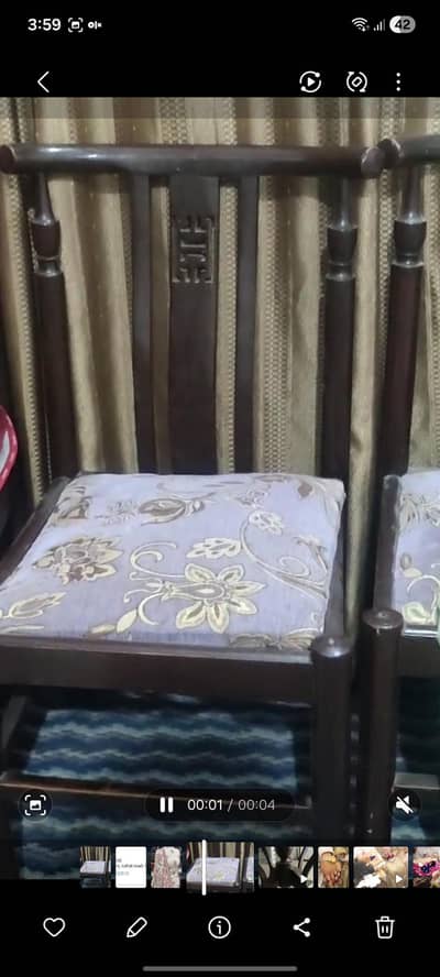 Dining table with chairs