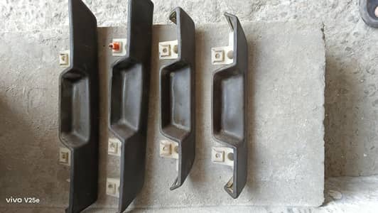 Crolla 86 / 86 crolla Saloon mode brown l Doors handles, etc