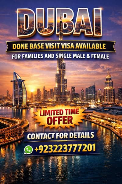 Dubai visit visa done base