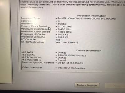 Dell Latitude 7400 with touch