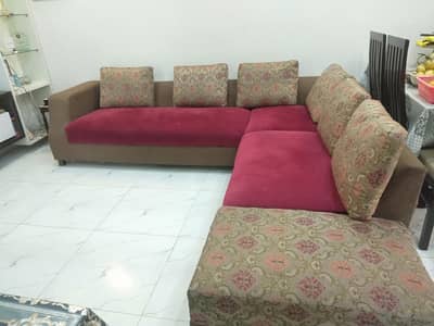 L shaped sofa
