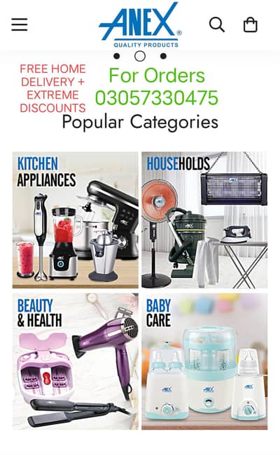 Anex Products Free Home Delivery Extreme discounts